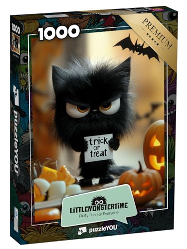 puzzleYOU: Puzzle 1000 Teile „LITTLEMONSTERTIME: Halloween Sprinkle“ von puzzleYOU