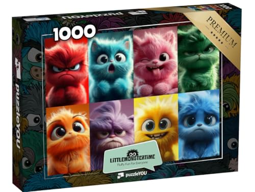 puzzleYOU: Puzzle 1000 Teile „LITTLEMONSTERTIME: Monster-Emotions Collage“ puzzleYOU: Puzzle 1000 Teile „LITTLEMONSTERTIME: Monster-Emotions Collage“ von puzzleYOU
