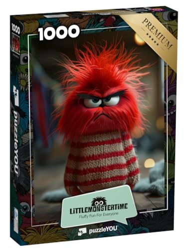 puzzleYOU: Puzzle 1000 Teile „LITTLEMONSTERTIME: Rufus“ – aus der Puzzle-Kollektion Illustrationen, Kunst & Fantasy von puzzleYOU