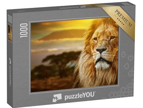 puzzleYOU: Puzzle 1000 Teile „Löwen vor dem Kalimandscharo“ – aus der Puzzle-Kollektion Löwen, Safari, Savanne, Tiere in Savanne & Wüste puzzleYOU: Puzzle 1000 Teile „Löwen vor dem Kalimandscharo“ – aus der Puzzle-Kollektion Löwen, Safari, Savanne, Tiere in Savanne & Wüste von puzzleYOU