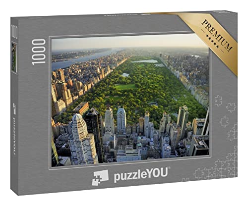 puzzleYOU: Puzzle 1000 Teile „Luftaufnahme des Central Park, Manhattan, New York“ von puzzleYOU