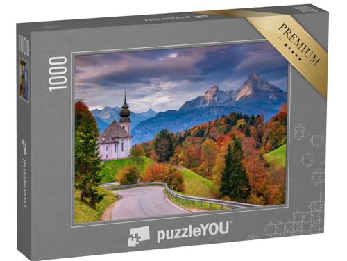 puzzleYOU: Puzzle 1000 Teile „Maria Gern Kirche und Watzmann im Herbst, Bayern, Deutschland“ – aus der Puzzle-Kollektion Alpen, Watzmann, Berge & Täler, Bayerische Alpen puzzleYOU: Puzzle 1000 Teile „Maria Gern Kirche und Watzmann im Herbst, Bayern, Deutschland“ – aus der Puzzle-Kollektion Alpen, Watzmann, Berge & Täler, Bayerische Alpen von puzzleYOU