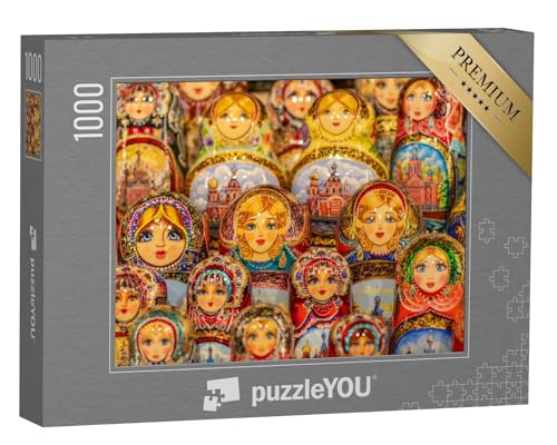 puzzleYOU: Puzzle 1000 Teile „Matroschka-Puppen, Russland“ – aus der Puzzle-Kollektion Russland von puzzleYOU