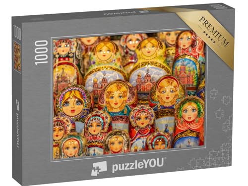 puzzleYOU: Puzzle 1000 Teile „Matroschka-Puppen, Russland“ – aus der Puzzle-Kollektion Russland von puzzleYOU