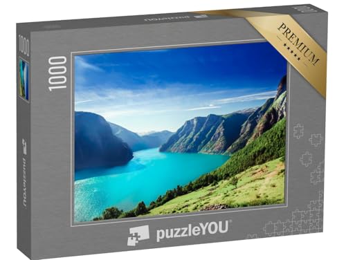 puzzleYOU: Puzzle 1000 Teile „Norwegens Fjordlandschaft: Aurlandsfjord, Teil des Sognefjords“ – aus der Puzzle-Kollektion Fjorde, Skandinavien puzzleYOU: Puzzle 1000 Teile „Norwegens Fjordlandschaft: Aurlandsfjord, Teil des Sognefjords“ – aus der Puzzle-Kollektion Fjorde, Skandinavien von puzzleYOU