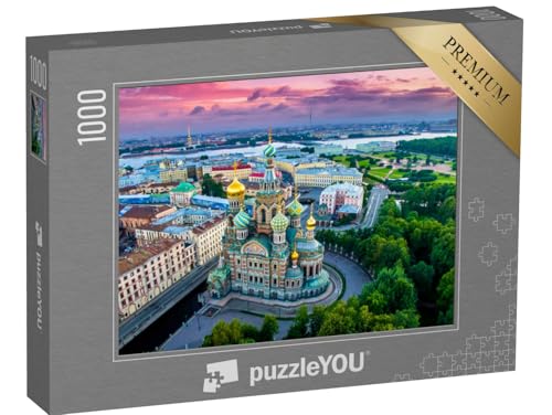 puzzleYOU: Puzzle 1000 Teile „Panorama von St. Petersburg bei Sonnenuntergang, Russland“ – aus der Puzzle-Kollektion Russland, Sankt Petersburg puzzleYOU: Puzzle 1000 Teile „Panorama von St. Petersburg bei Sonnenuntergang, Russland“ – aus der Puzzle-Kollektion Russland, Sankt Petersburg von puzzleYOU