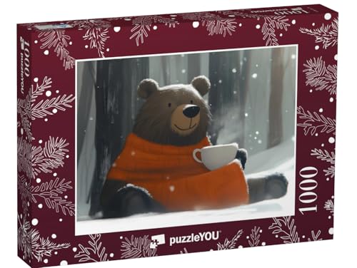 puzzleYOU: Puzzle 1000 Teile „Papa Bär genießt seinen heißen Kakao“ – aus der Puzzle-Kollektion Weihnachten puzzleYOU: Puzzle 1000 Teile „Papa Bär genießt seinen heißen Kakao“ – aus der Puzzle-Kollektion Weihnachten von puzzleYOU