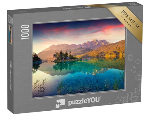 puzzleYOU: Puzzle 1000 Teile „Sonnenaufgang am Eibsee, deutsche Alpen“ – aus der Puzzle-Kollektion Seen, Natur, Eibsee, Bergseen, Berge & Täler, Flüsse & Seen puzzleYOU: Puzzle 1000 Teile „Sonnenaufgang am Eibsee, deutsche Alpen“ – aus der Puzzle-Kollektion Seen, Natur, Eibsee, Bergseen, Berge & Täler, Flüsse & Seen von puzzleYOU