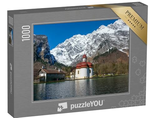 puzzleYOU: Puzzle 1000 Teile „St.-Bartholomäus-Kirche in den Alpen“ – aus der Puzzle-Kollektion Burgen puzzleYOU: Puzzle 1000 Teile „St.-Bartholomäus-Kirche in den Alpen“ – aus der Puzzle-Kollektion Burgen von puzzleYOU