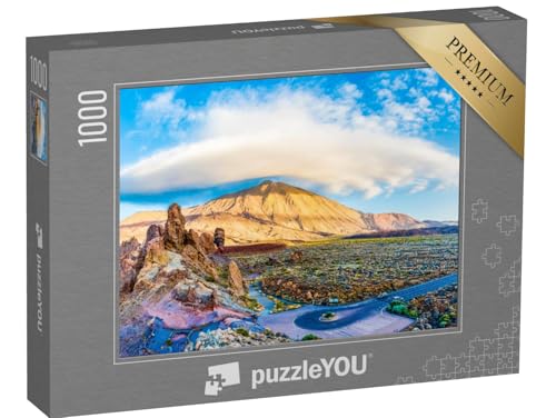 puzzleYOU: Puzzle 1000 Teile „Teide National Park mit Vulkan auf Teneriffa, Spanien“ – aus der Puzzle-Kollektion Spanien von puzzleYOU