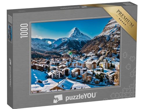 puzzleYOU: Puzzle 1000 Teile „Zermatt und Matterhorn, Schweiz“ – aus der Puzzle-Kollektion Europa, Regionen, Berge & Täler puzzleYOU: Puzzle 1000 Teile „Zermatt und Matterhorn, Schweiz“ – aus der Puzzle-Kollektion Europa, Regionen, Berge & Täler von puzzleYOU