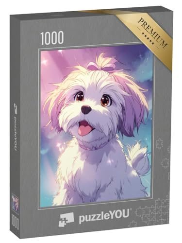puzzleYOU: Puzzle 1000 Teile „Zuckersüßer Begleiter“ – aus der Puzzle-Kollektion Anime von puzzleYOU