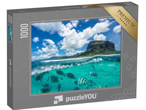 puzzleYOU: Puzzle 1000 Teile „Zwei Welten treffen aufeinander - Berge und Unterwasserwelt auf einem Bild vereint“ – aus der Puzzle-Kollektion Bahamas, Mauritius puzzleYOU: Puzzle 1000 Teile „Zwei Welten treffen aufeinander - Berge und Unterwasserwelt auf einem Bild vereint“ – aus der Puzzle-Kollektion Bahamas, Mauritius von puzzleYOU