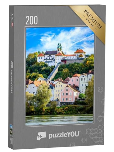 puzzleYOU: Puzzle 200 Teile „Altstadt des schönen Passau in Bayern, Deutschland“ – aus der Puzzle-Kollektion Passau von puzzleYOU