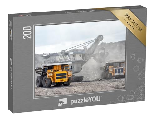puzzleYOU: Puzzle 200 Teile „Bergbau mit Steinbruchfahrzeugen“ – aus der Puzzle-Kollektion Trucks & LKW puzzleYOU: Puzzle 200 Teile „Bergbau mit Steinbruchfahrzeugen“ – aus der Puzzle-Kollektion Trucks & LKW von puzzleYOU
