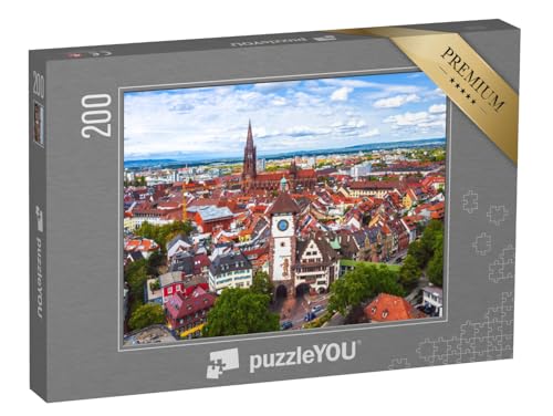 puzzleYOU: Puzzle 200 Teile „Blick über Freiburg im Breisgau, Deutschland“ – aus der Puzzle-Kollektion Baden-Württemberg puzzleYOU: Puzzle 200 Teile „Blick über Freiburg im Breisgau, Deutschland“ – aus der Puzzle-Kollektion Baden-Württemberg von puzzleYOU