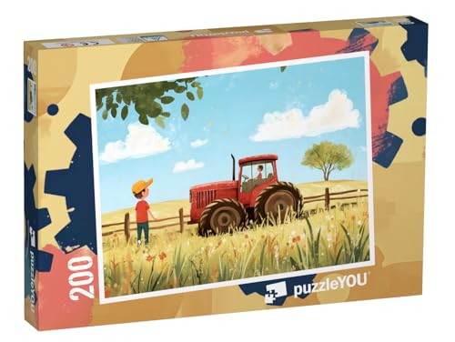 puzzleYOU: Puzzle 200 Teile „Bulldog und der freundliche Bauer“ – aus der Puzzle-Kollektion Kinderpuzzle puzzleYOU: Puzzle 200 Teile „Bulldog und der freundliche Bauer“ – aus der Puzzle-Kollektion Kinderpuzzle von puzzleYOU