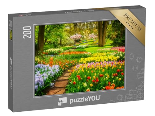 puzzleYOU: Puzzle 200 Teile „Bunte Tulpenbeete im Park“ – aus der Puzzle-Kollektion Parks, Garten, Blumen & Pflanzen puzzleYOU: Puzzle 200 Teile „Bunte Tulpenbeete im Park“ – aus der Puzzle-Kollektion Parks, Garten, Blumen & Pflanzen von puzzleYOU
