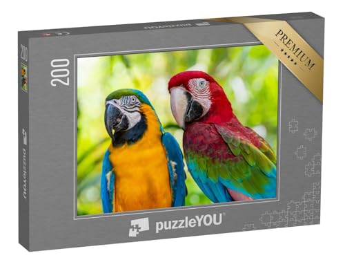 puzzleYOU: Puzzle 200 Teile „Bunte Vögel: Papagei, Aras, Nahaufnahme“ – aus der Puzzle-Kollektion Vögel, Papagei, Tiere in Dschungel & Regenwald puzzleYOU: Puzzle 200 Teile „Bunte Vögel: Papagei, Aras, Nahaufnahme“ – aus der Puzzle-Kollektion Vögel, Papagei, Tiere in Dschungel & Regenwald von puzzleYOU