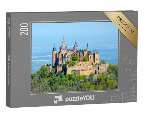 puzzleYOU: Puzzle 200 Teile „Burg Hohenzollern bei Hechingen in Baden-Württemberg“ – aus der Puzzle-Kollektion Burgen von puzzleYOU