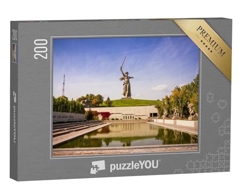 puzzleYOU: Puzzle 200 Teile „Das Vaterland Ruft: Denkmal bei Wolgograd“ – aus der Puzzle-Kollektion Russland von puzzleYOU