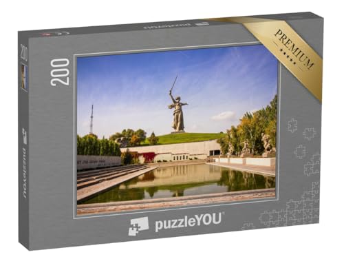 puzzleYOU: Puzzle 200 Teile „Das Vaterland Ruft: Denkmal bei Wolgograd“ – aus der Puzzle-Kollektion Russland von puzzleYOU