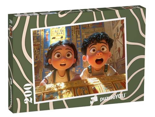 puzzleYOU: Puzzle 200 Teile „Der geheimnisvolle Schatz des Pharaos“ – aus der Puzzle-Kollektion Kinderpuzzle puzzleYOU: Puzzle 200 Teile „Der geheimnisvolle Schatz des Pharaos“ – aus der Puzzle-Kollektion Kinderpuzzle von puzzleYOU