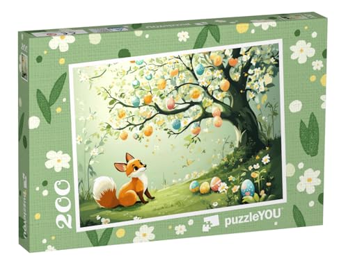 puzzleYOU: Puzzle 200 Teile „Der kleine Fuchs am Osterbaum“ puzzleYOU: Puzzle 200 Teile „Der kleine Fuchs am Osterbaum“ von puzzleYOU