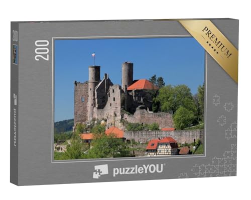 puzzleYOU: Puzzle 200 Teile „Die Burgruine Hanstein in Deutschland“ von puzzleYOU