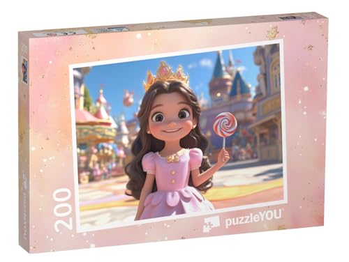 puzzleYOU: Puzzle 200 Teile „Die Lolli-Prinzessin im Schlaraffenland“ – aus der Puzzle-Kollektion Kinderpuzzle puzzleYOU: Puzzle 200 Teile „Die Lolli-Prinzessin im Schlaraffenland“ – aus der Puzzle-Kollektion Kinderpuzzle von puzzleYOU