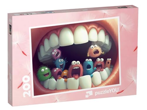 puzzleYOU: Puzzle 200 Teile „Die Zahnmonster Schlagen zu“ – aus der Puzzle-Kollektion Kinderpuzzle puzzleYOU: Puzzle 200 Teile „Die Zahnmonster Schlagen zu“ – aus der Puzzle-Kollektion Kinderpuzzle von puzzleYOU