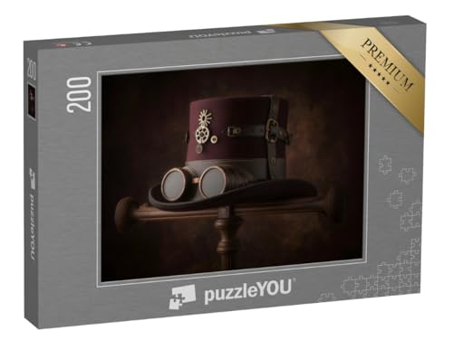puzzleYOU: Puzzle 200 Teile „Die Zeit des Hutes“ – aus der Puzzle-Kollektion Nostalgie von puzzleYOU
