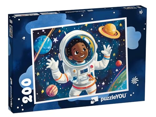 puzzleYOU: Puzzle 200 Teile „Die kleine Astronautin“ von puzzleYOU