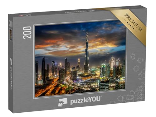 puzzleYOU: Puzzle 200 Teile „Dubai Business Bay bei Nacht“ – aus der Puzzle-Kollektion Arabien, Aus Aller Welt puzzleYOU: Puzzle 200 Teile „Dubai Business Bay bei Nacht“ – aus der Puzzle-Kollektion Arabien, Aus Aller Welt von puzzleYOU