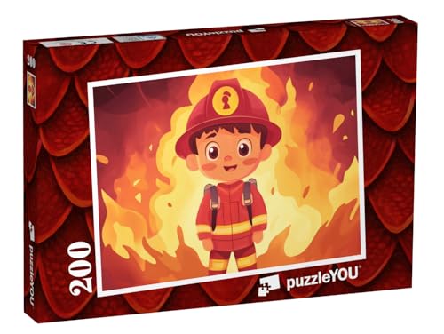 puzzleYOU: Puzzle 200 Teile „Feuerwehrmann John im Großeinsatz“ – aus der Puzzle-Kollektion Kinderpuzzle puzzleYOU: Puzzle 200 Teile „Feuerwehrmann John im Großeinsatz“ – aus der Puzzle-Kollektion Kinderpuzzle von puzzleYOU