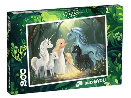 puzzleYOU: Puzzle 200 Teile „Funkelnde Sterne und Einhörner“ – aus der Puzzle-Kollektion Kinderpuzzle puzzleYOU: Puzzle 200 Teile „Funkelnde Sterne und Einhörner“ – aus der Puzzle-Kollektion Kinderpuzzle von puzzleYOU