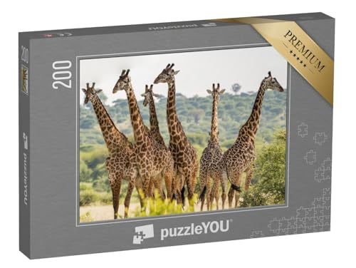 puzzleYOU: Puzzle 200 Teile „Giraffenherde im Tarangire-Nationalpark, Tansania“ – aus der Puzzle-Kollektion Safari, Giraffen, Tiere in Savanne & Wüste puzzleYOU: Puzzle 200 Teile „Giraffenherde im Tarangire-Nationalpark, Tansania“ – aus der Puzzle-Kollektion Safari, Giraffen, Tiere in Savanne & Wüste von puzzleYOU