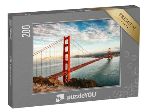 puzzleYOU: Puzzle 200 Teile „Golden Gate Bridge, San Francisco, USA“ – aus der Puzzle-Kollektion USA, Brücken, Brücken & Brunnen, Golden Gate Bridge puzzleYOU: Puzzle 200 Teile „Golden Gate Bridge, San Francisco, USA“ – aus der Puzzle-Kollektion USA, Brücken, Brücken & Brunnen, Golden Gate Bridge von puzzleYOU
