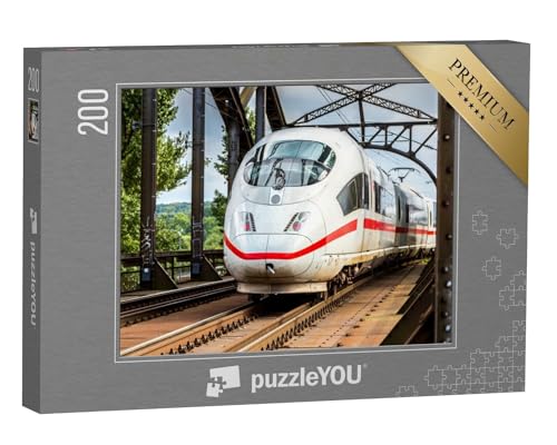 puzzleYOU: Puzzle 200 Teile „Intercity Express“ – aus der Puzzle-Kollektion Lokomotive von puzzleYOU