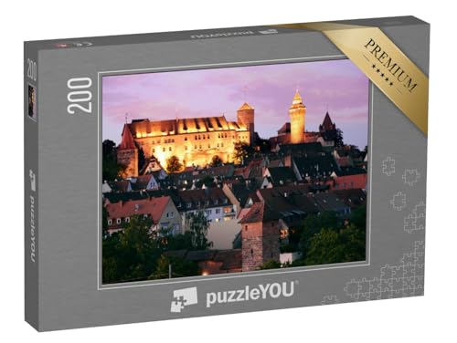 puzzleYOU: Puzzle 200 Teile „Kaiserburg und Altstadt von Nürnberg bei Nacht“ – aus der Puzzle-Kollektion Burgen puzzleYOU: Puzzle 200 Teile „Kaiserburg und Altstadt von Nürnberg bei Nacht“ – aus der Puzzle-Kollektion Burgen von puzzleYOU