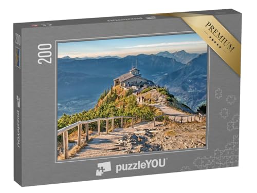 puzzleYOU: Puzzle 200 Teile „Kehlstein-Haus bei Berchtesgaden“ – aus der Puzzle-Kollektion Deutschland, Regionale Puzzles Deutschland von puzzleYOU