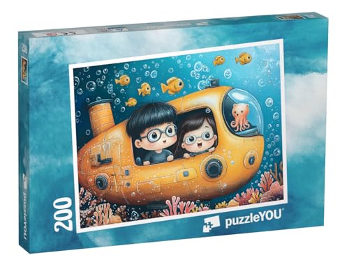 puzzleYOU: Puzzle 200 Teile „Kim und Sammy auf Schatzsuche“ – aus der Puzzle-Kollektion Kinderpuzzle puzzleYOU: Puzzle 200 Teile „Kim und Sammy auf Schatzsuche“ – aus der Puzzle-Kollektion Kinderpuzzle von puzzleYOU