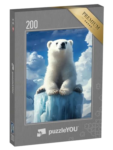 puzzleYOU: Puzzle 200 Teile „Kleiner Eisbär am Rande der Welt“ puzzleYOU: Puzzle 200 Teile „Kleiner Eisbär am Rande der Welt“ von puzzleYOU