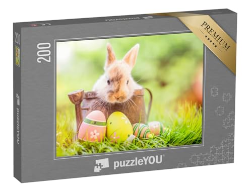 puzzleYOU: Puzzle 200 Teile „Kleines Kaninchenbaby mit Ostereiern“ – aus der Puzzle-Kollektion Hasen, Bauernhof-Tiere puzzleYOU: Puzzle 200 Teile „Kleines Kaninchenbaby mit Ostereiern“ – aus der Puzzle-Kollektion Hasen, Bauernhof-Tiere von puzzleYOU