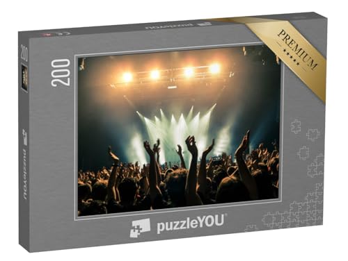 puzzleYOU: Puzzle 200 Teile „Konzertbesucher bei einem Konzert, Silhouetten“ – aus der Puzzle-Kollektion Musik, Menschen puzzleYOU: Puzzle 200 Teile „Konzertbesucher bei einem Konzert, Silhouetten“ – aus der Puzzle-Kollektion Musik, Menschen von puzzleYOU