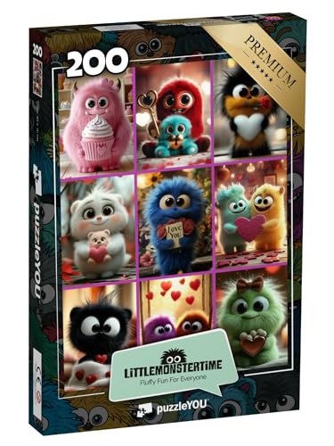 puzzleYOU: Puzzle 200 Teile „LITTLEMONSTERTIME: Collage: Love You“ puzzleYOU: Puzzle 200 Teile „LITTLEMONSTERTIME: Collage: Love You“ von puzzleYOU