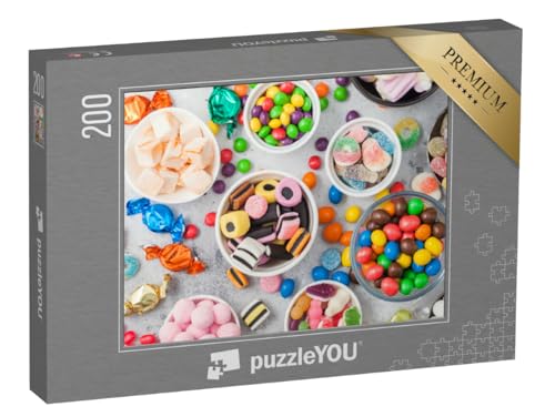 puzzleYOU: Puzzle 200 Teile „Lakritz, saure Gummibären und Bonbons zur Auswahl“ puzzleYOU: Puzzle 200 Teile „Lakritz, saure Gummibären und Bonbons zur Auswahl“ von puzzleYOU
