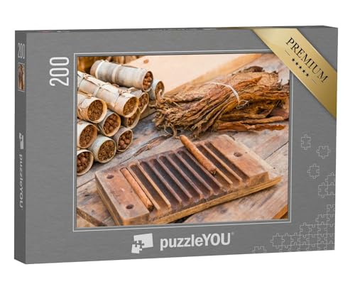 puzzleYOU: Puzzle 200 Teile „Landschaft in Kuba: Anbau von Tabak vor atemberaubender Kulisse“ – aus der Puzzle-Kollektion Mittelamerika von puzzleYOU