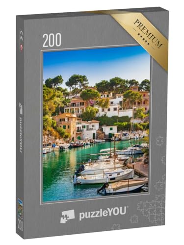 puzzleYOU: Puzzle 200 Teile „Malerische Bucht Cala Figuera auf Mallorca“ – aus der Puzzle-Kollektion Mallorca von puzzleYOU