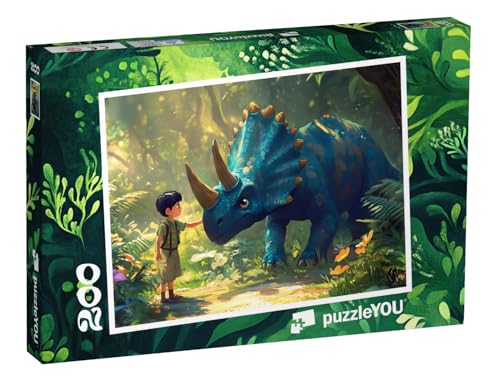 puzzleYOU: Puzzle 200 Teile „Mein Blauer Dino-Freund“ – aus der Puzzle-Kollektion Kinderpuzzle puzzleYOU: Puzzle 200 Teile „Mein Blauer Dino-Freund“ – aus der Puzzle-Kollektion Kinderpuzzle von puzzleYOU